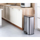 Відро для сміття з плавним закриттям прямокутне Mixxus Cubic-TC0105 SS Color 5л колір нержавіюча сталь