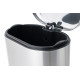 Відро для сміття з плавним закриттям овальне Mixxus Premium Strong-TC0105 SS Color 5л колір нержавіюча сталь