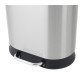 Відро для сміття з плавним закриттям овальне Mixxus Premium Strong-TC0105 SS Color 5л колір нержавіюча сталь