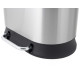 Відро для сміття з плавним закриттям овальне Mixxus Premium Strong-TC0105 SS Color 5л колір нержавіюча сталь