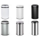Відро для сміття сенсорне кругле Mixxus Premium Ellipse-TC0109 Chrome-Black 9л (хром-чорне)