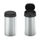 Відро для сміття сенсорне кругле Mixxus Premium Ellipse-TC0109 Chrome-Black 9л (хром-чорне)