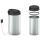 Відро для сміття сенсорне кругле Mixxus Premium Ellipse-TC0109 Chrome-Black 9л (хром-чорне)