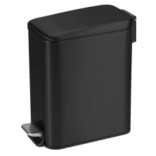 Відро для сміття з плавним закриттям прямокутне Mixxus Diverse-TC0312 Black 12л колір чорний