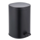 Відро для сміття з плавним закриттям овальне Zerix Prime-TC0105 Black 5л колір чорний