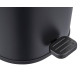 Відро для сміття з плавним закриттям овальне Zerix Prime-TC0105 Black 5л колір чорний