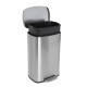 Відро для сміття з плавним закриттям прямокутне Mixxus Bevel-TC0105 SS Color 5л колір нержавіюча сталь