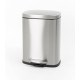 Відро для сміття з плавним закриттям прямокутне Mixxus Bevel-TC0105 SS Color 5л колір нержавіюча сталь