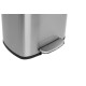 Відро для сміття з плавним закриттям прямокутне Mixxus Bevel-TC0105 SS Color 5л колір нержавіюча сталь