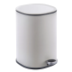 Відро для сміття з плавним закриттям овальне Zerix Prime-TC0105 White 5л колір білий