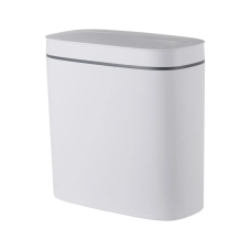 Відро для сміття сенсорне овальне Mixxus Flat-TC0109 White 9л колір білий (MI7074)
