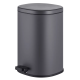 Відро для сміття з плавним закриттям овальне Mixxus Premium Olivary-TC0105 Graphite 5л колір графіт