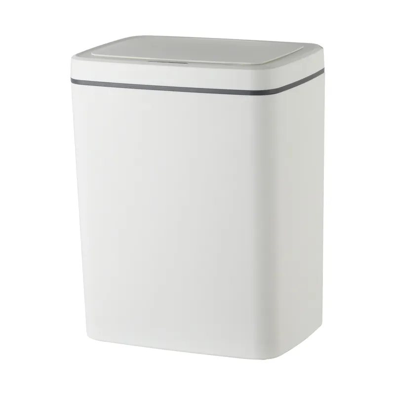 Відро для сміття сенсорне прямокутне Mixxus WAVE-TC0110 White 10л колір білий (MI7073)