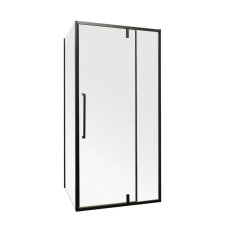 Душевая кабина без поддона Mixxus Premium BEVEL SC01-100x80x195-TR Black прозрачное стекло 6мм (MI6