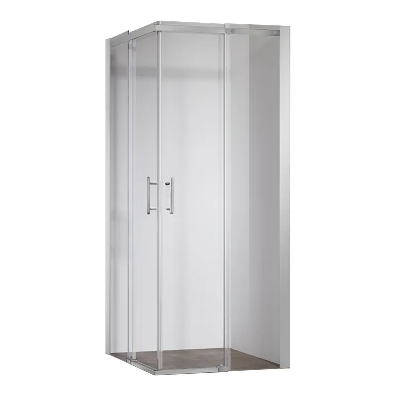 Душевая кабина без поддона Koer SR SC03-100x100x200-TR-01 прозрачное стекло Easy Clean 6мм, хром (K