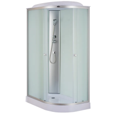 Бокс душевой без гидромассажа Mixxus WAVE SB02-120x80x215-L-FB SATIN с низким поддоном (MI6892)