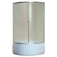 Душевая кабина с высоким поддоном Mixxus PLAIN SCT01-90x90x195-FB SATIN матовое стекло 4мм (MI6894)