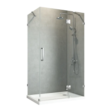 Боковая стенка для кабины Koer SR SW04-80x200-TR-01 прозрачное стекло Easy Clean 10мм, хром (KR5389