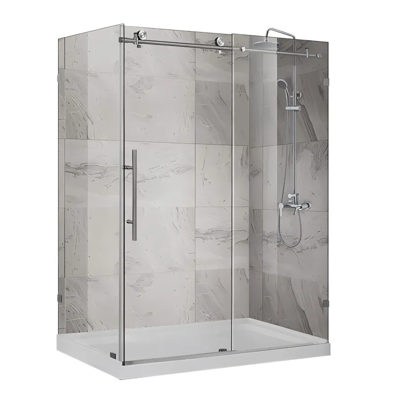 Душевая кабина без поддона Koer SR SC07-120x90x200-TR-01 прозрачное стекло Easy Clean 8мм, хром (KR