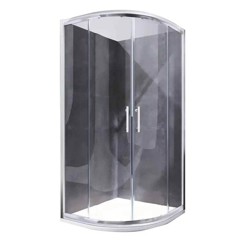 Душевая кабина без поддона Koer SR SC04-100x100x195-TR-01 прозрачное стекло Easy Clean 5мм, хром (K