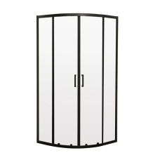 Душевая кабина без поддона Mixxus Premium DIVERSE SC01-90x90x195-TR Black прозрачное стекло 5мм (MI