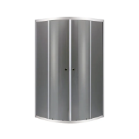 Душевая кабина без поддона Mixxus PLAIN SC01-90x90x185-GR CHROME серое тонированное стекло 4мм (MI6