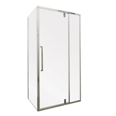 Душевая кабина без поддона Mixxus Premium BEVEL SC01-100x80x195-TR Chrome прозрачное стекло 6мм (MI