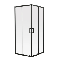 Душевая кабина без поддона Mixxus Premium DIVERSE SC02-90x90x195-TR Black прозрачное стекло 5мм (MI