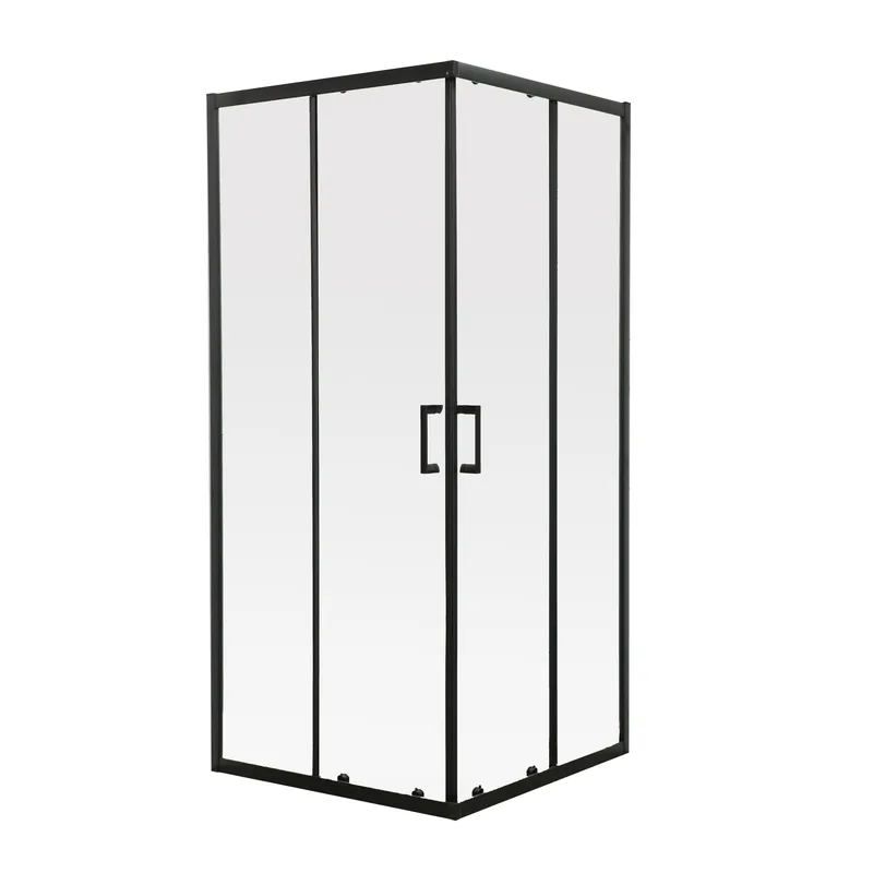 Душевая кабина без поддона Mixxus Premium DIVERSE SC02-90x90x195-TR Black прозрачное стекло 5мм (MI