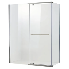 Душевая кабина без поддона Koer SR SC01-120x80x200-TR-01 прозрачное стекло Easy Clean 8мм, хром (KR
