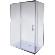 Душевая кабина без поддона Mixxus HARD SC01-120x80x185-TR CHROME прозрачное стекло 5мм (MI6912)