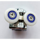 Ролики для душевых кабин двойные колеса MIXXUS PREMIUM ROLLERS SCP01-1 CHROME верхние (23mm для DIV