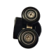 Ролики для душевых кабин двойные колеса MIXXUS PREMIUM ROLLERS SCP05-1 BLACK верхние (25mm для DIVE