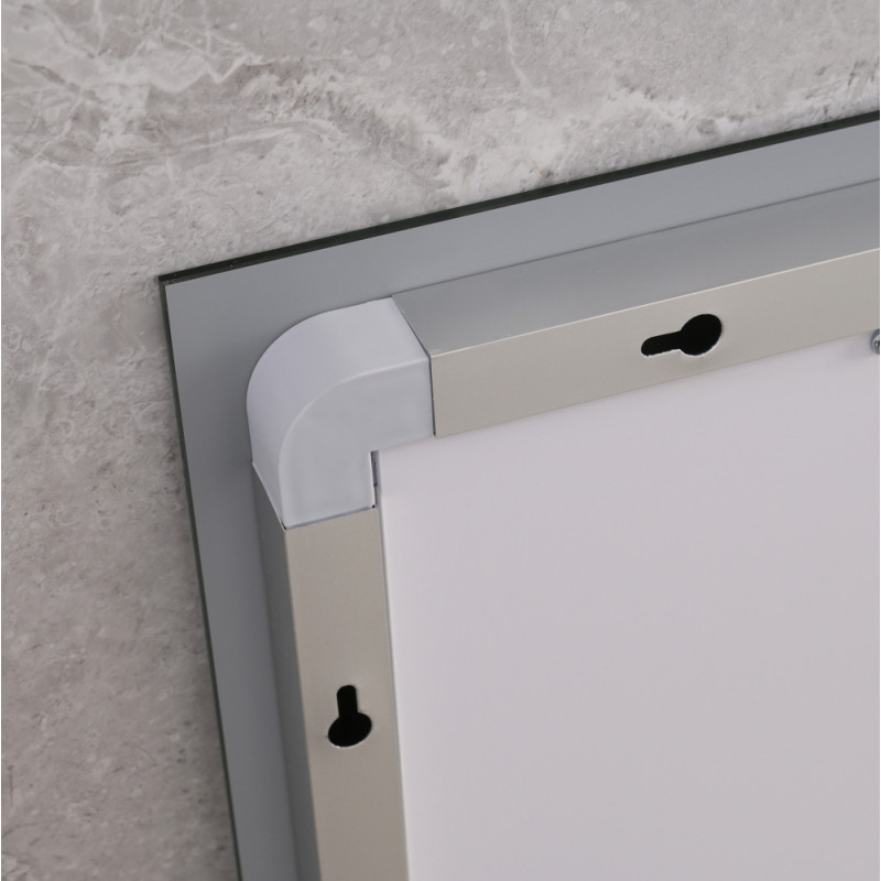 Дзеркало Mixxus Style MR03-80x60 (годинник, LED-підсвічування, антизапотівання) (MI6005)