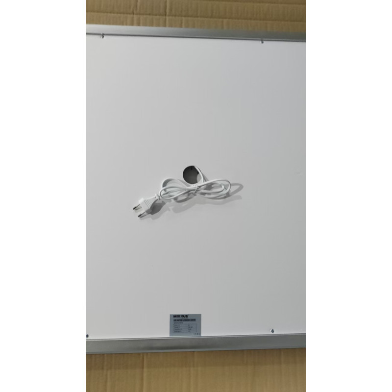 Дзеркало Mixxus Style MR03-80x60 (годинник, LED-підсвічування, антизапотівання) (MI6005)