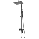 Душевая колонна со смесителем водопад Koer KB-58007-05 (Цвет черный) (KR3463)