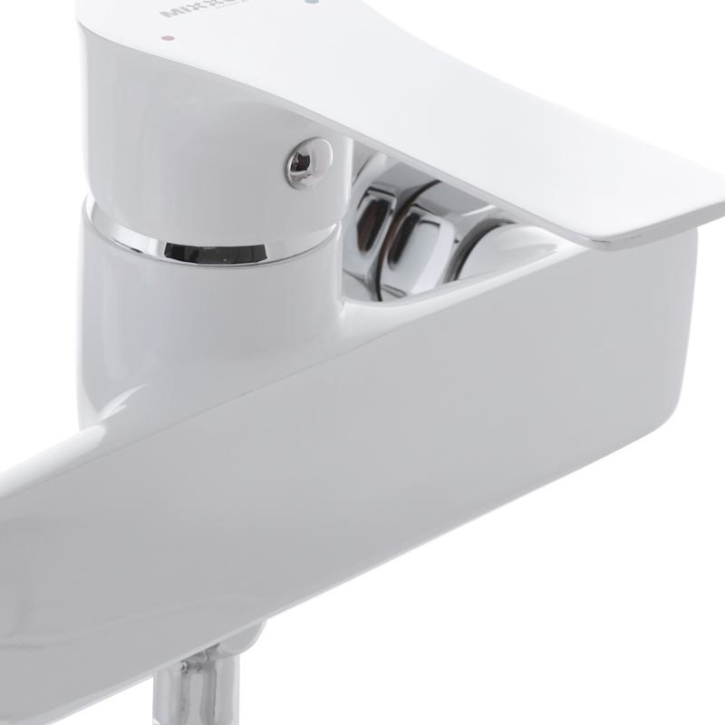 Змішувач для душу джойстиковий з латуні Mixxus Premium Eva 003 (MI5812) колір Білий