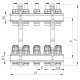 Коллекторный блок с расходомерами Koer KR.1110-08 1”x8 ways (KR2645)