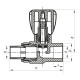 Вентиль радиаторный прямой PPR 20x1/2 (Koer K0165.PRO) (KP0213)
