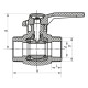 Кран шаровый PPR КШ (ручка) для горячей воды 63 (Koer K0180.PRO) (KP0232)