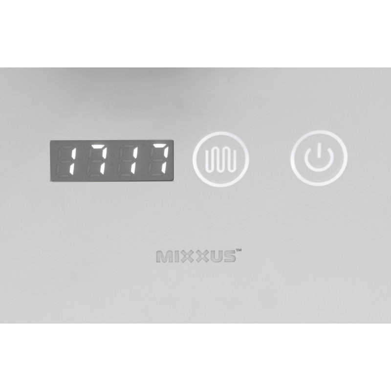 Дзеркало Mixxus Light MR01-70x50 (годинник, LED-підсвічування, антизапотівання) (MI6000)