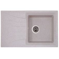 Кухонна мийка прямокутна з граніту Haiba HB8104-G322 Beige 780x500x200 (HB0990) колір Бежевий