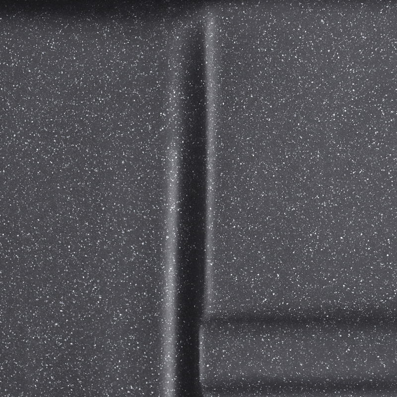 Кухонна мийка прямокутна з граніту Haiba HB8210-G228 Gray 620x500x200 (HB0984) колір Сірий
