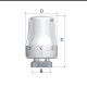 Термоголовка Roho R4010-3015 - 30х1,5 (жидкостный элемент) (RO0136)