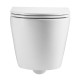 Унитаз подвесной Mixxus Premium Ellipse-0301-R 495x365x365mm, система смыва Rimless (MP6460)