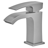 Змішувач для умивальника джойстиковий Koer KB-12007-07 (KR5152) з латуні Колір графітовий