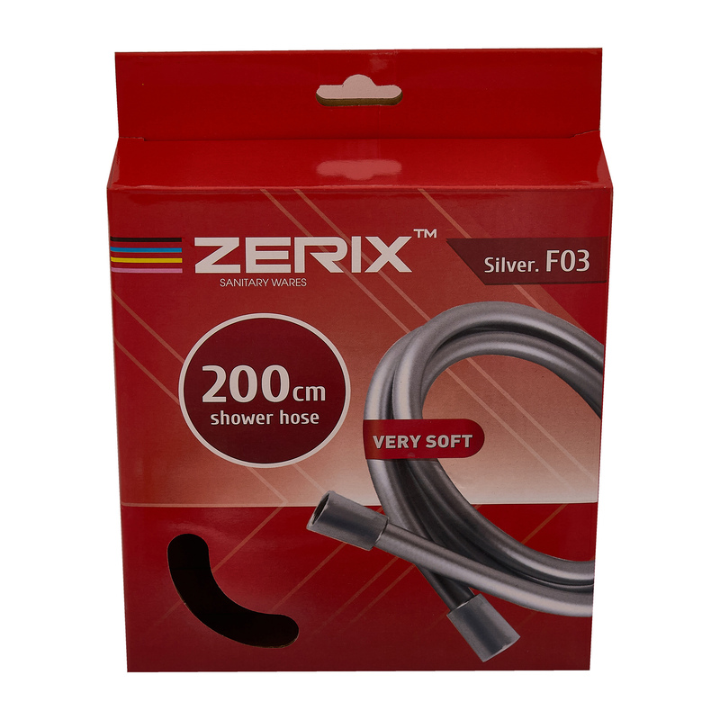 Шланг Zerix Silver.F03 - 200см Упаковка коробка (ZX5686)