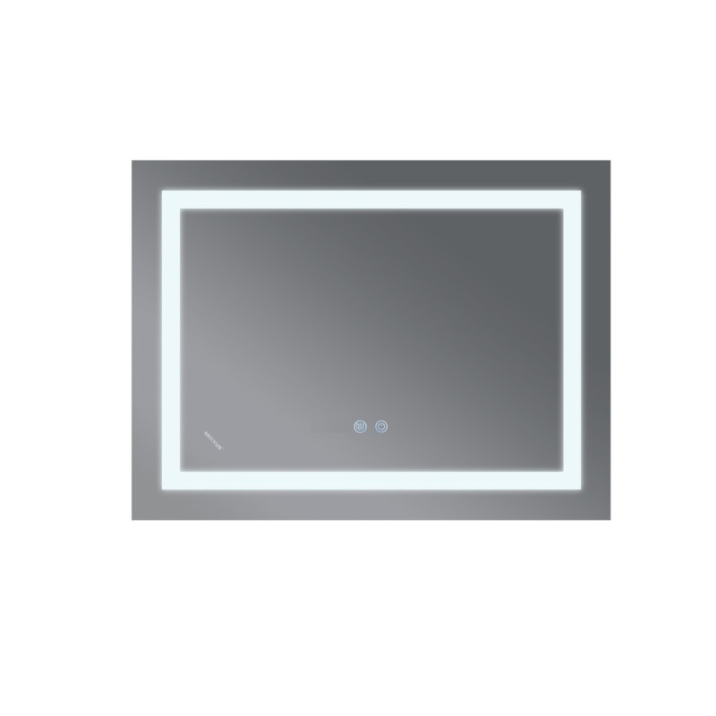 Дзеркало Mixxus Warm MR12-80x60-Reverse з LED Touch, Anti-fog, димером, регулюванням яскравості (MI6672)