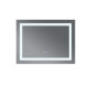 Дзеркало Mixxus Warm MR12-80x60-Reverse з LED Touch, Anti-fog, димером, регулюванням яскравості (MI6672)