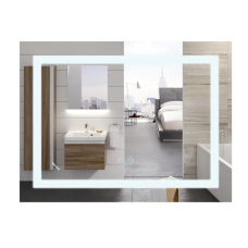 Дзеркало Mixxus Warm MR12-90x70-Reverse з LED Touch, Anti-fog, димером, регулюванням яскравості (MI6675)